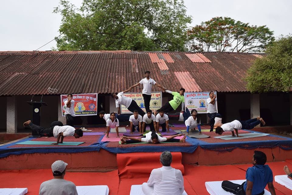 Bilaspur University International Yoga Day photo 2